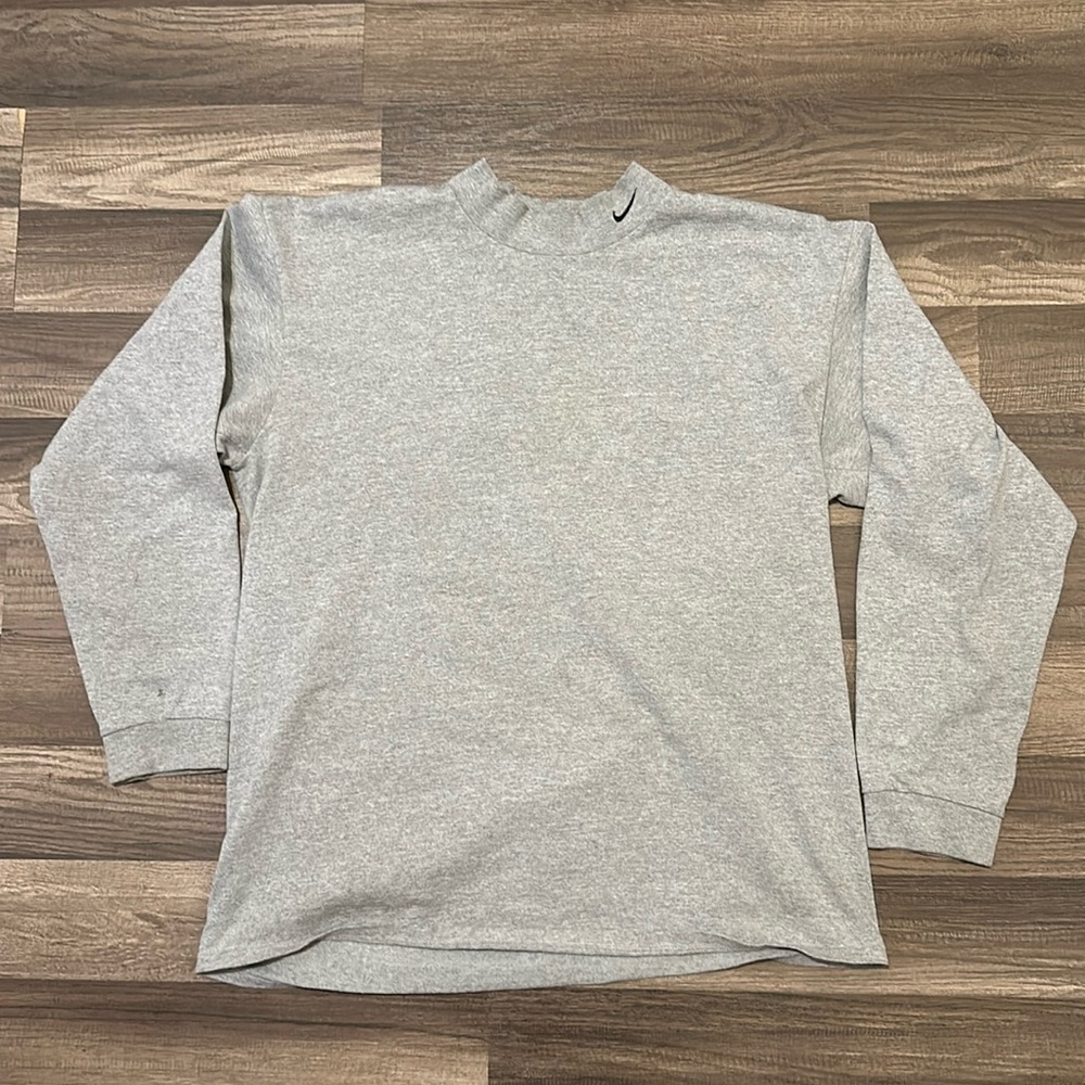 Vintage Y2K Nike Swoosh Mock Neck Long Sleeve